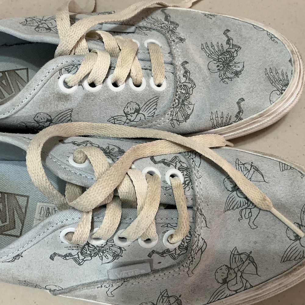 Vans Love You To Death Sneakers Size 8 - Picture 3 of 5